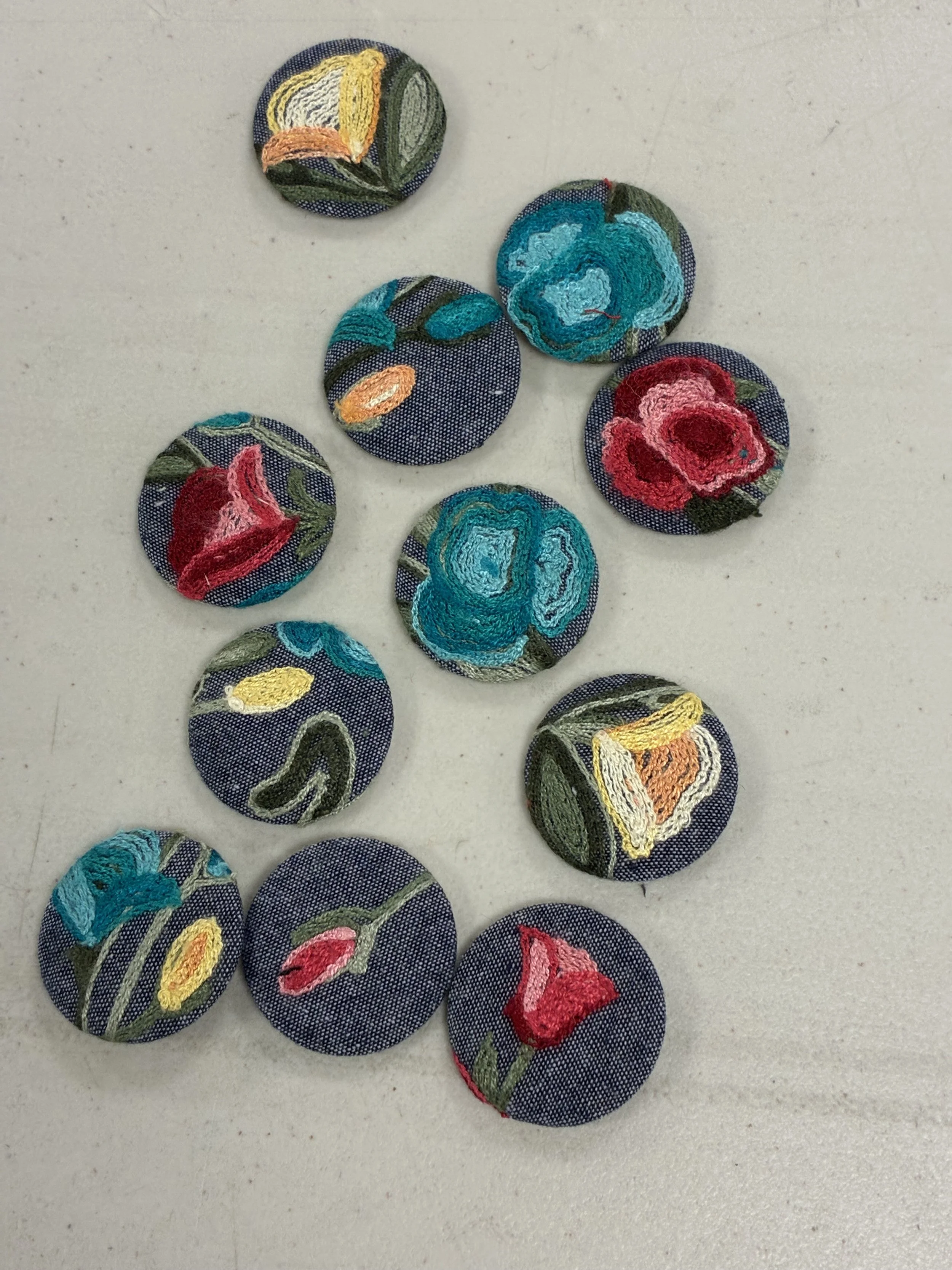 Button Pins by Linda MC