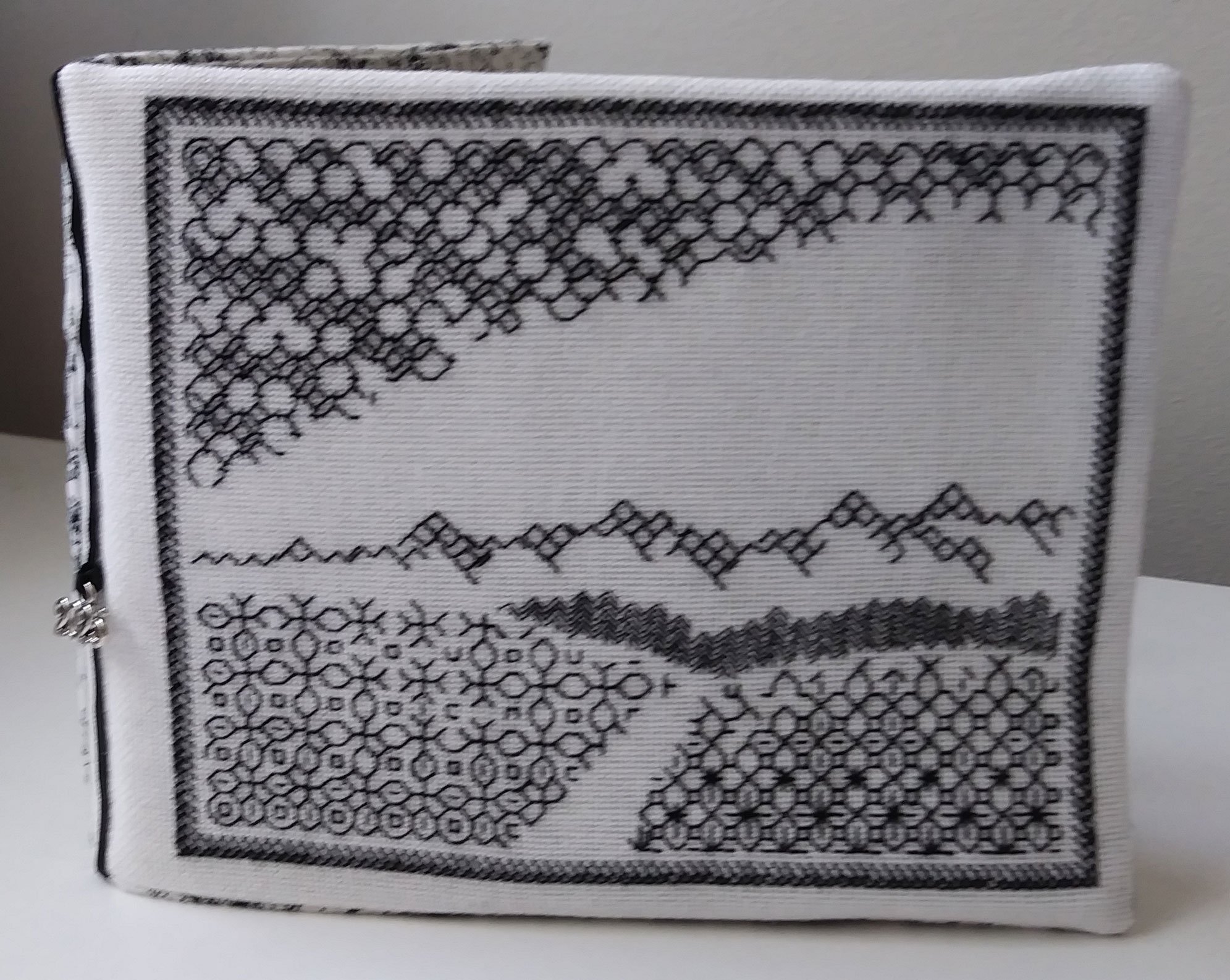 Blackwork Under the Arch Needlebook