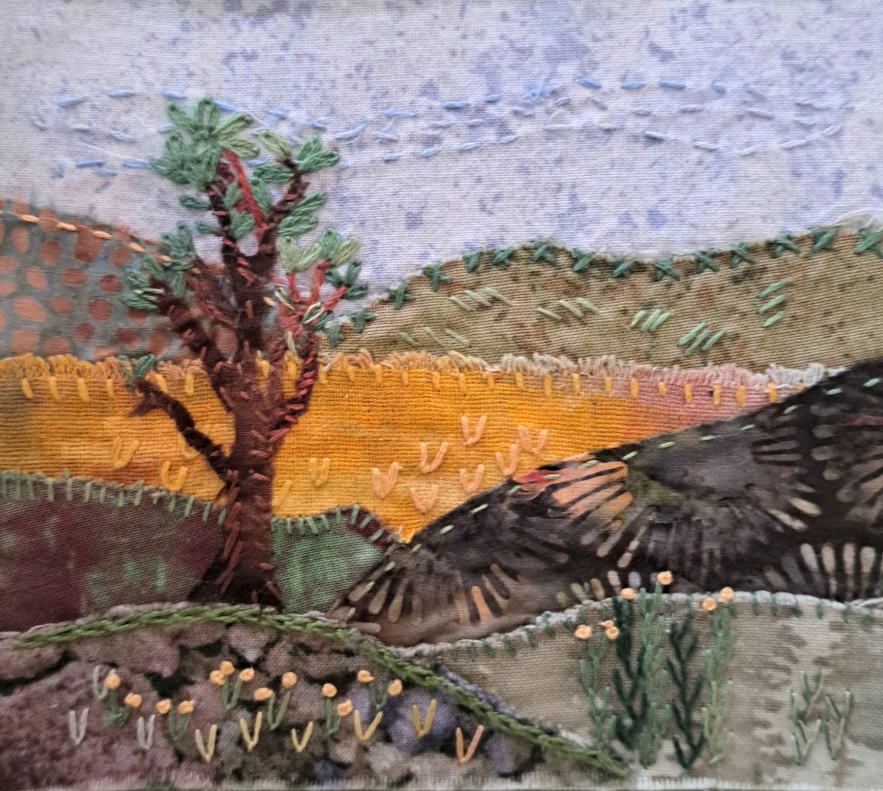 Charming Embellished Landscape