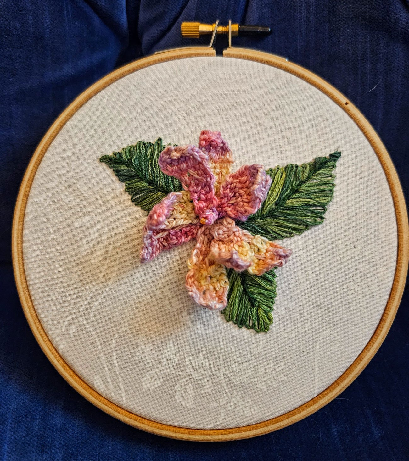 Needlelace Hibiscus Flower 