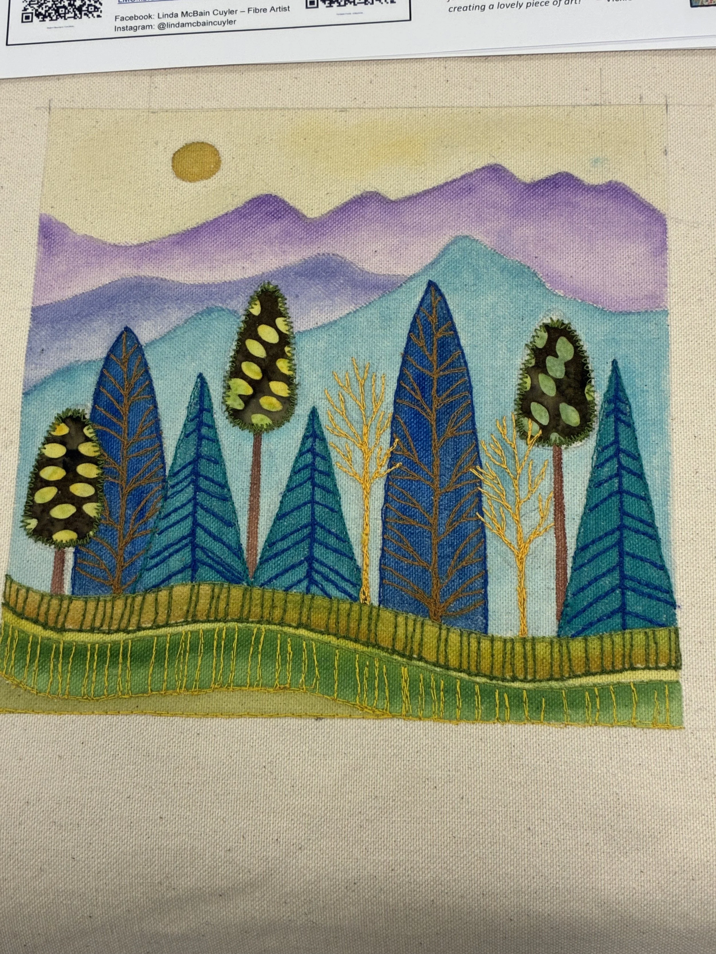Modern Mountains by Linda MC