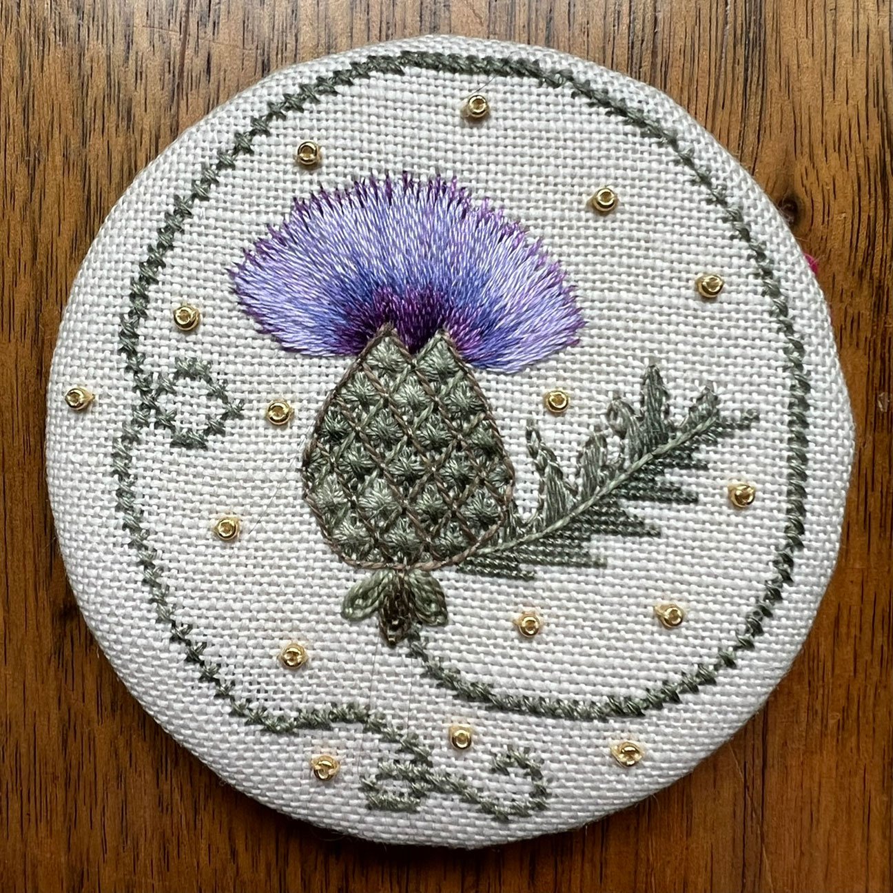 Thistle Pin Keep - front view