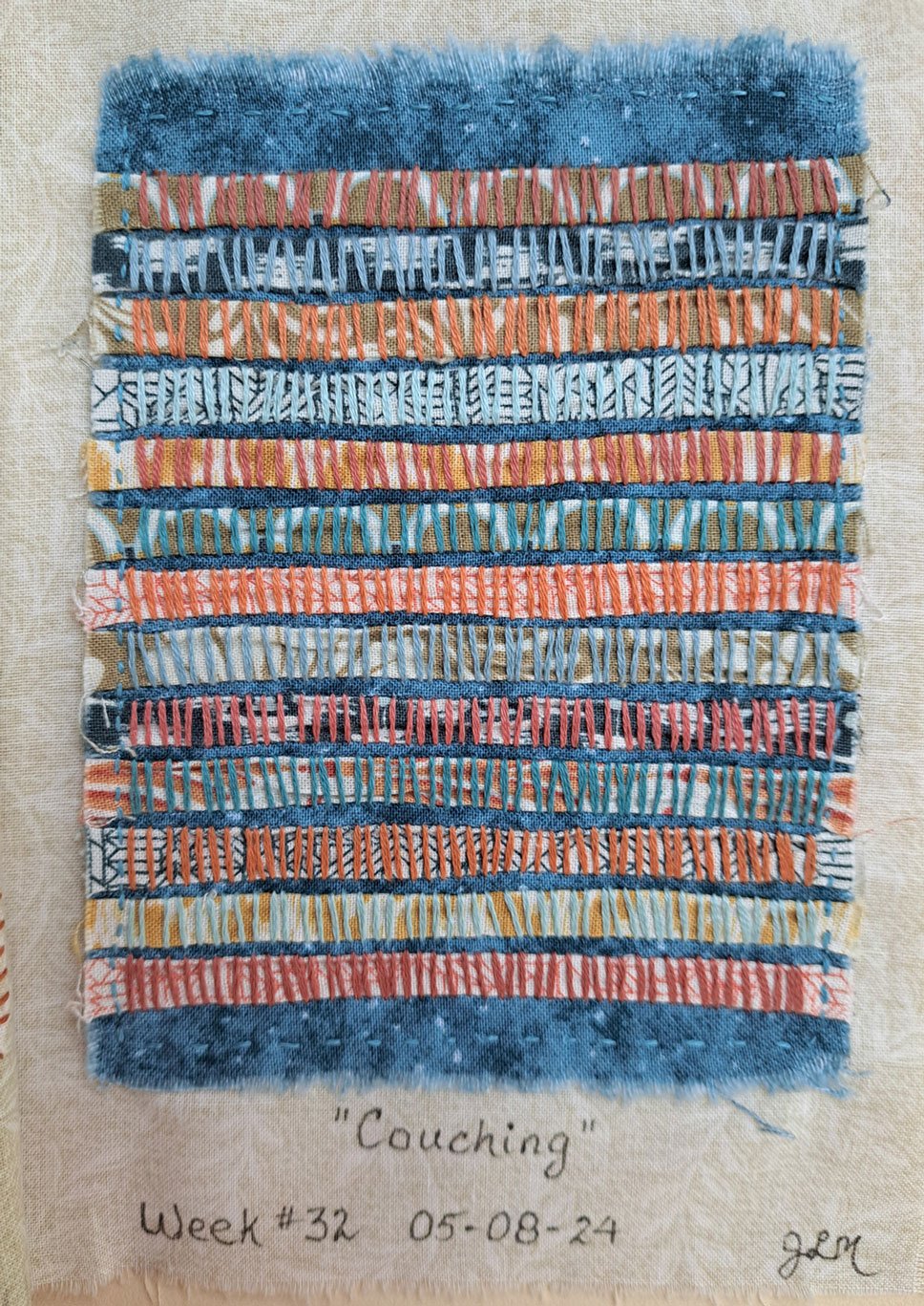Slow Stitched Weekly Journal