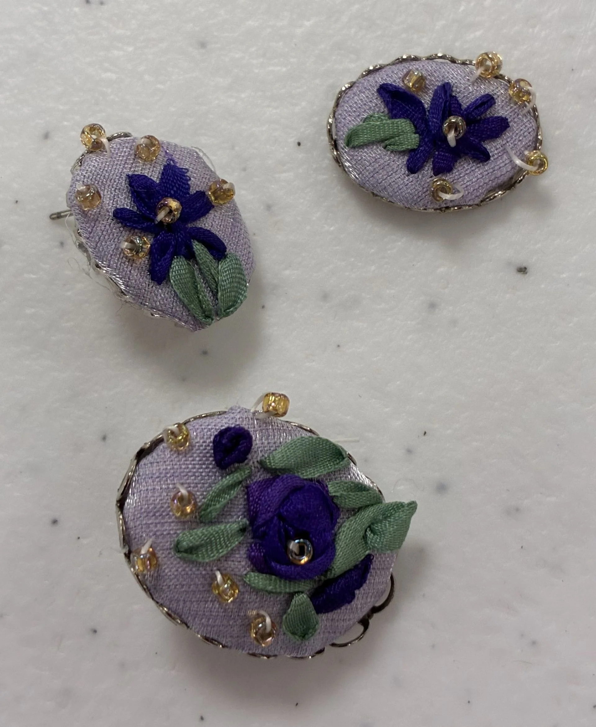 Silk Ribbon Jewellery