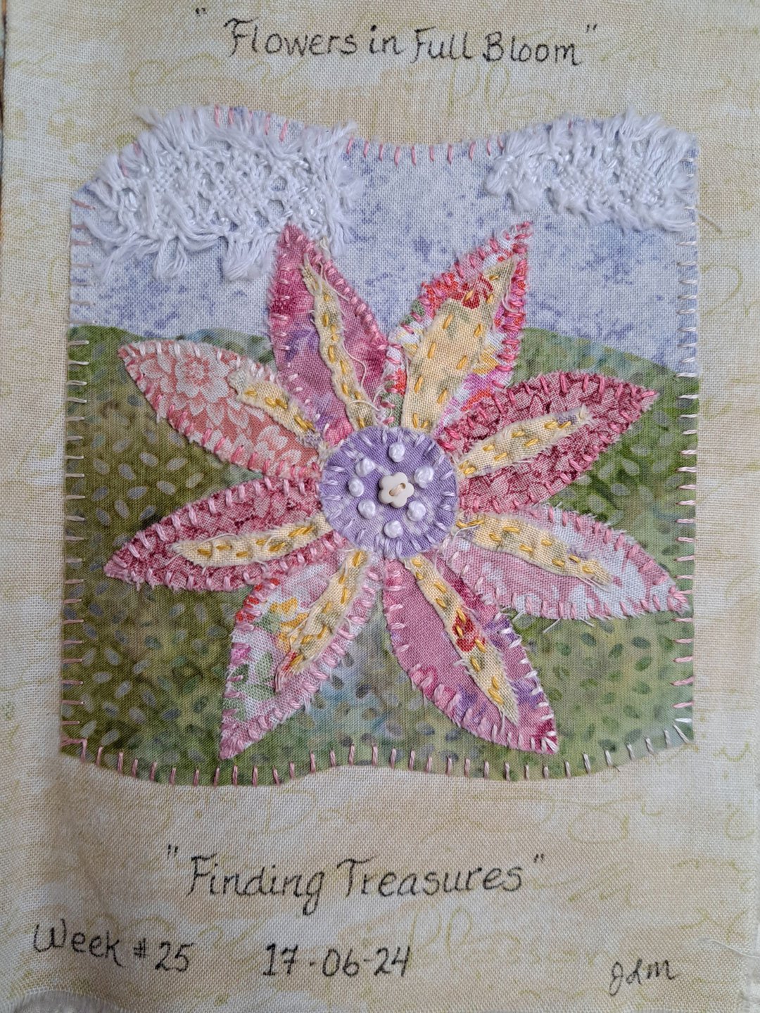 Slow Stitched Weekly Journal