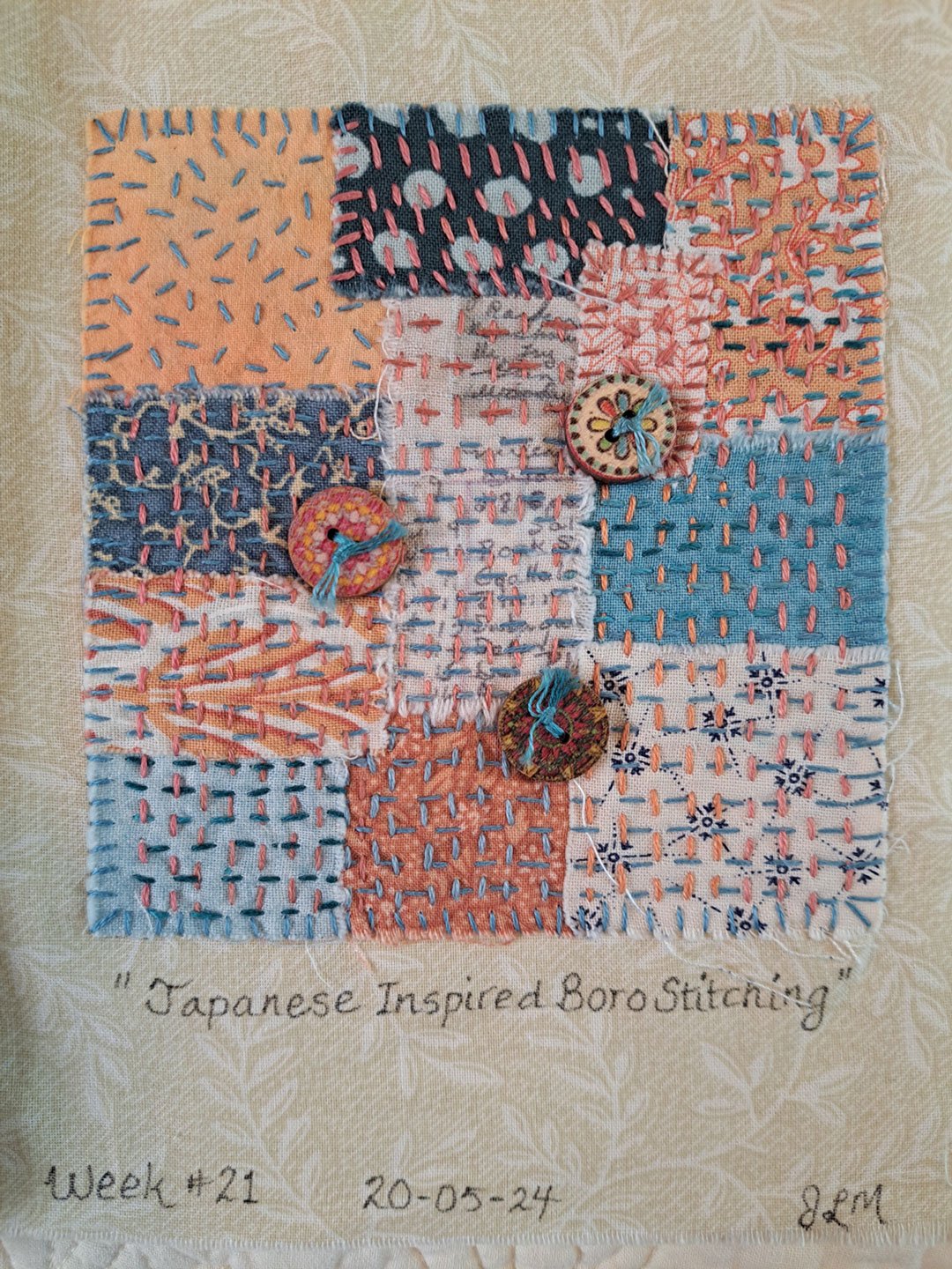 Slow Stitched Weekly Journal