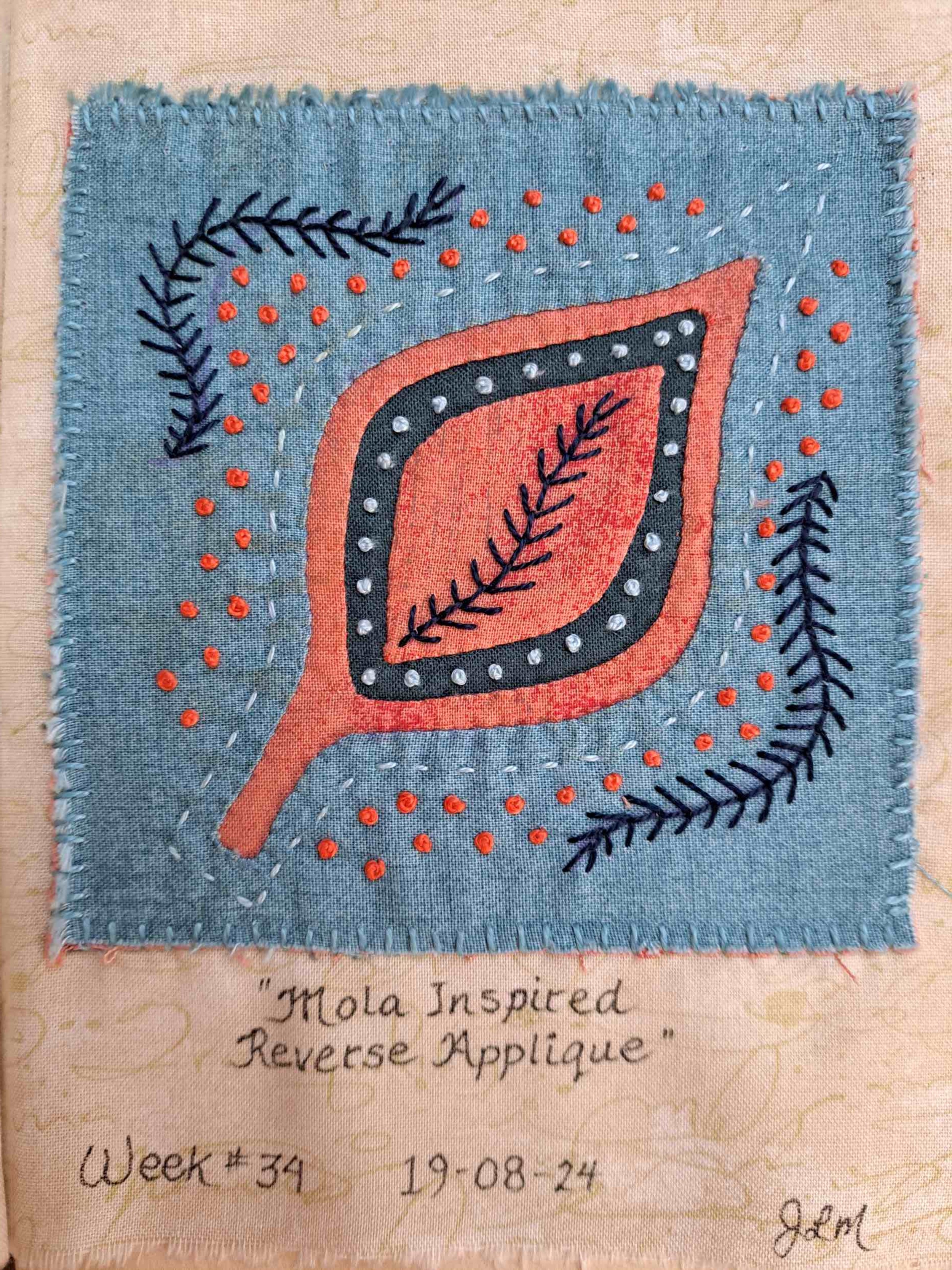 Slow Stitched Weekly Journal