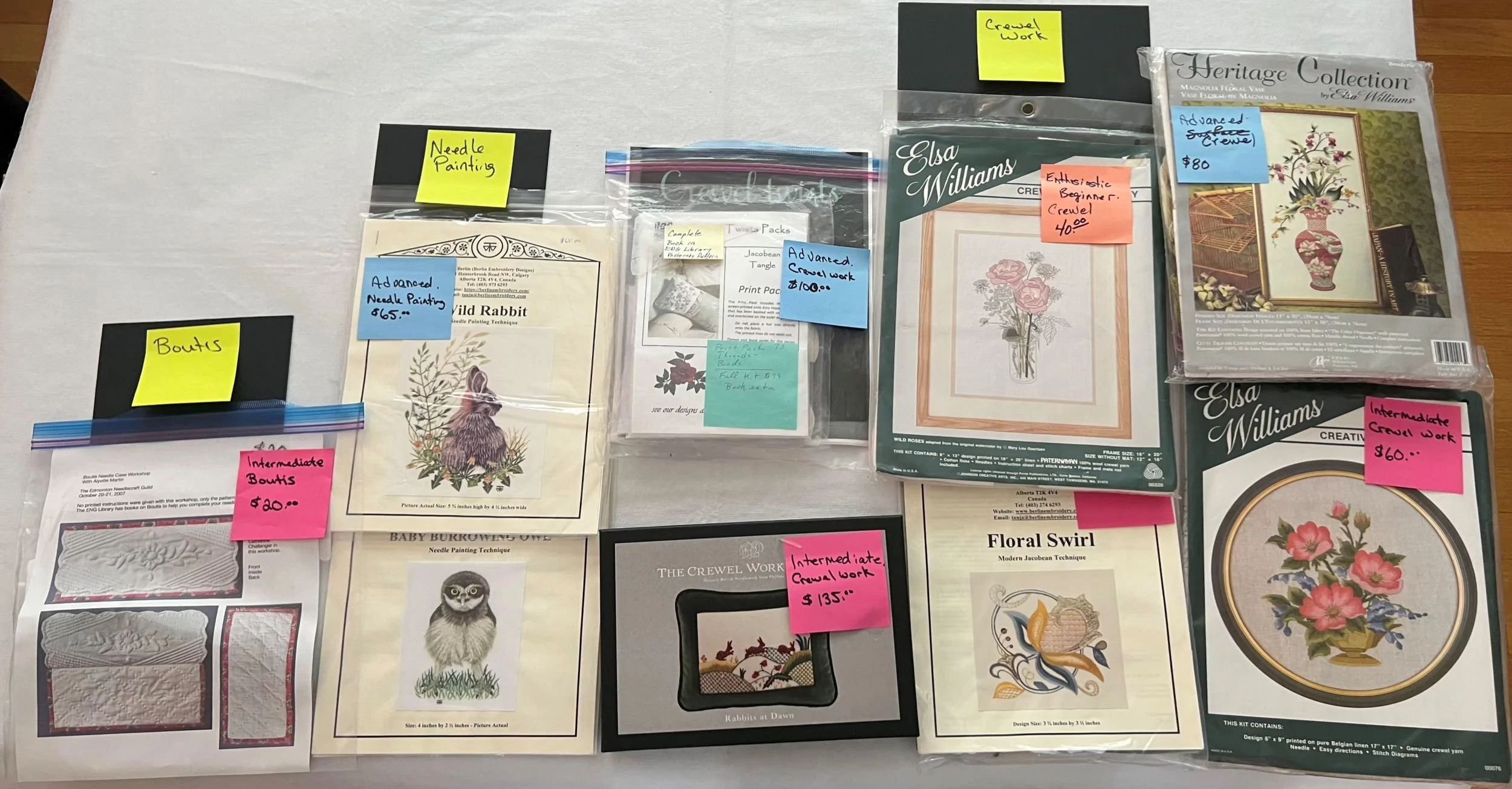 Boutis, Crewel and Needlepainting