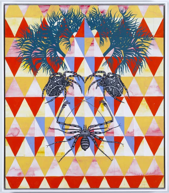   Animal,  2012, acrylic on tempered masonite, 40 x 45 cm. Photographs by  Carl Warner . 