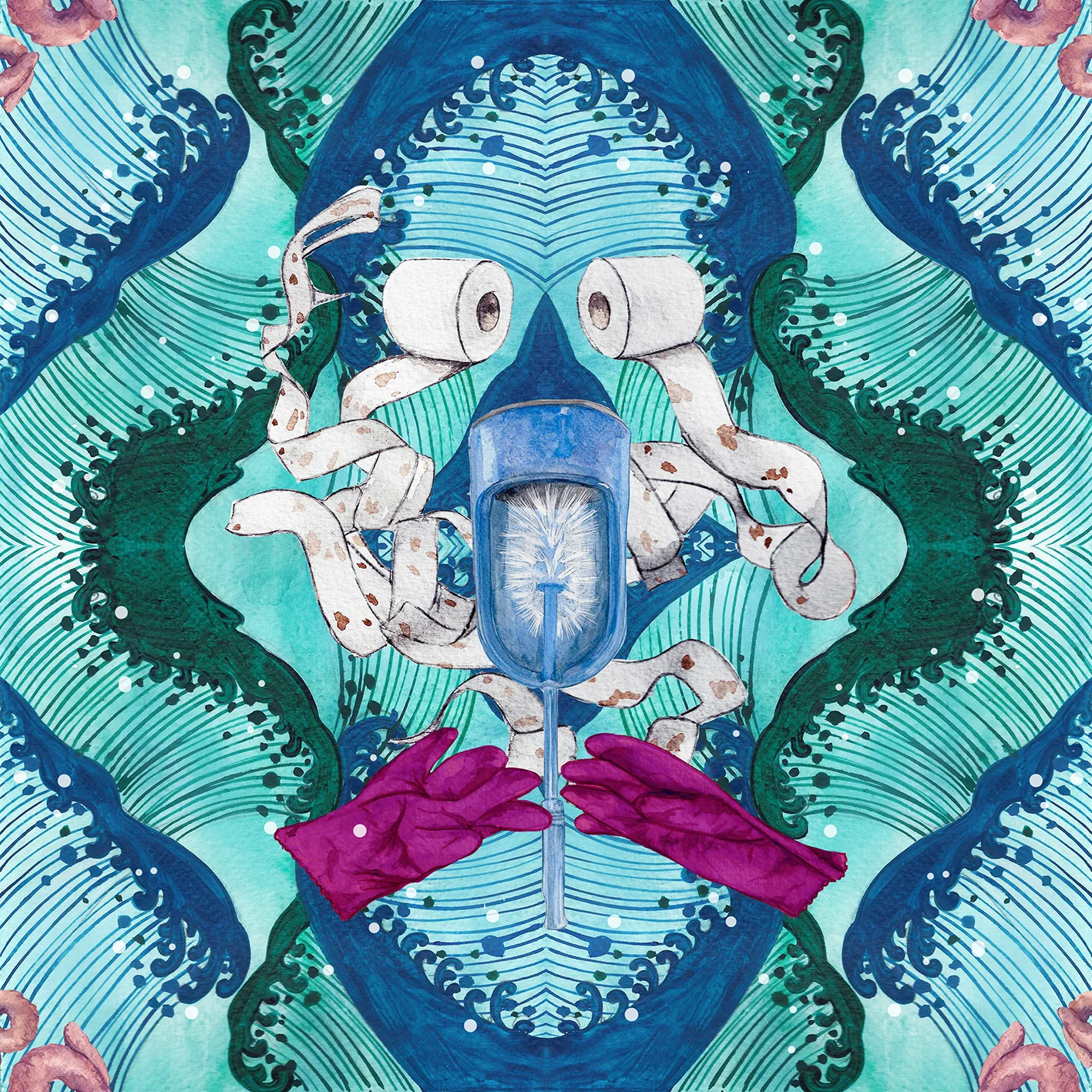   Shit Mits,  installation detail, Artspace, Sydney, 2015. Photographer:  Zan Wimberley.  