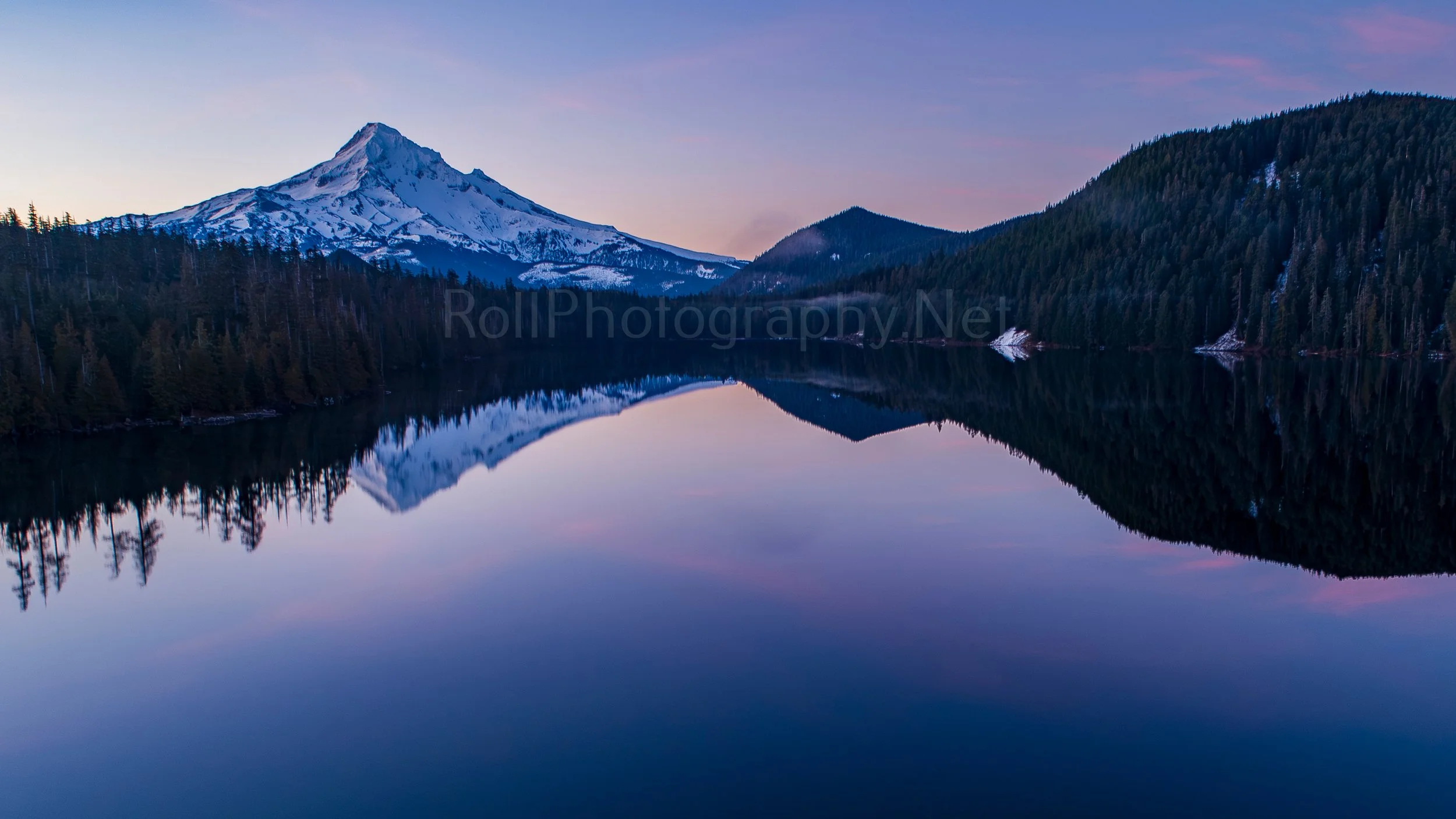 187. Blue hour at Lost Lake with Mt. Hood in Oregon, Physical products