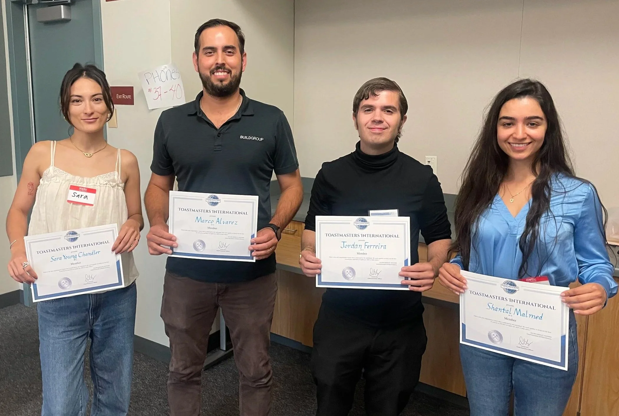 Welcome to Toastmasters 90210 - August 2025 Inductees