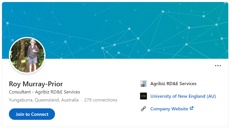 homepage Roy Murray-Prior LinkedIn page