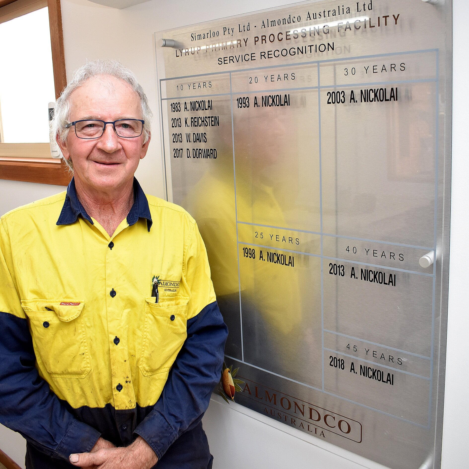 Adey's 46 Years of Dedicated Service 