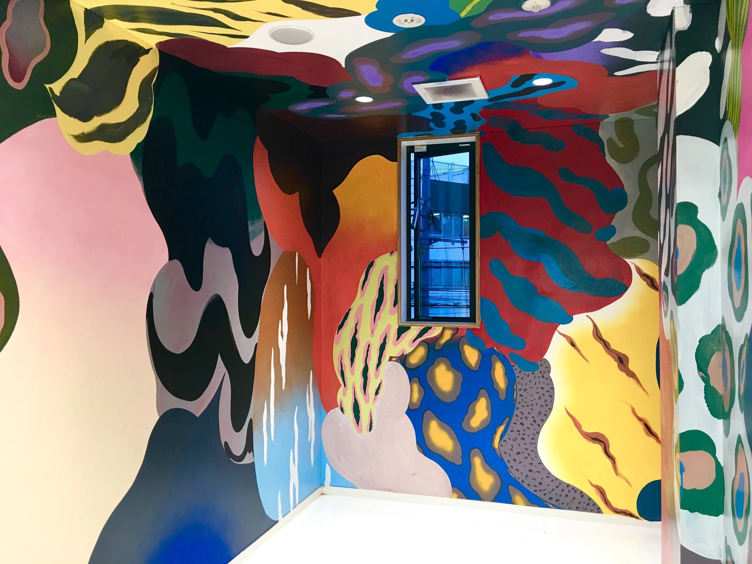 Artist in residence in Mustard Hotel Shibuya
