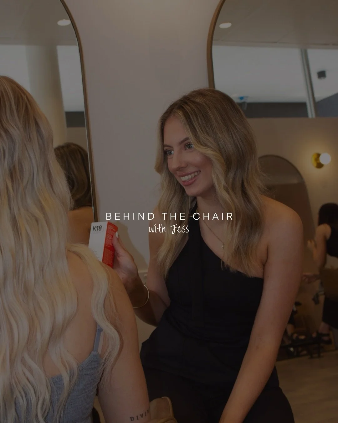 Behind the chair with @jessica__blondee : Principal Stylist at Blondee Newstead