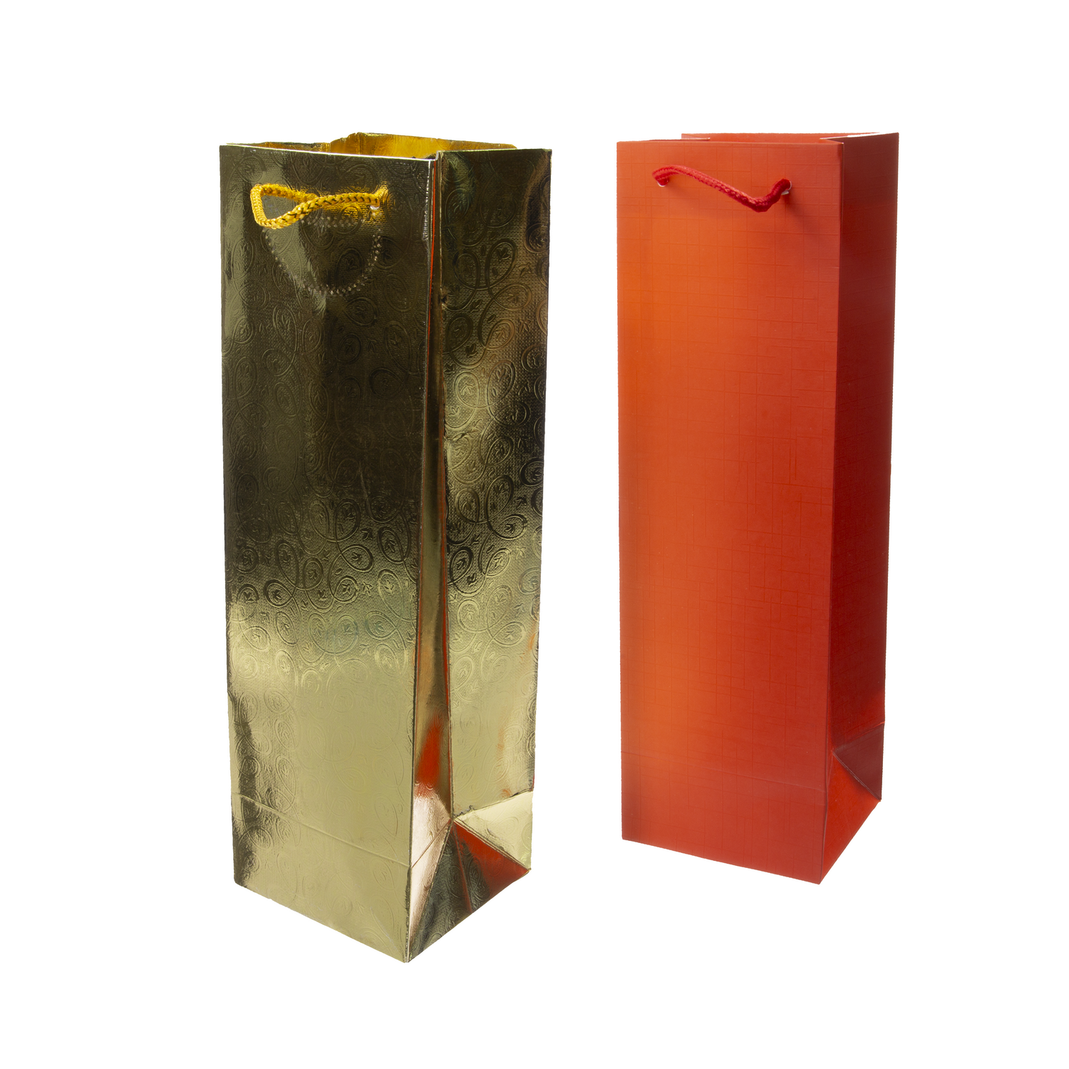 Golden shopping bag online