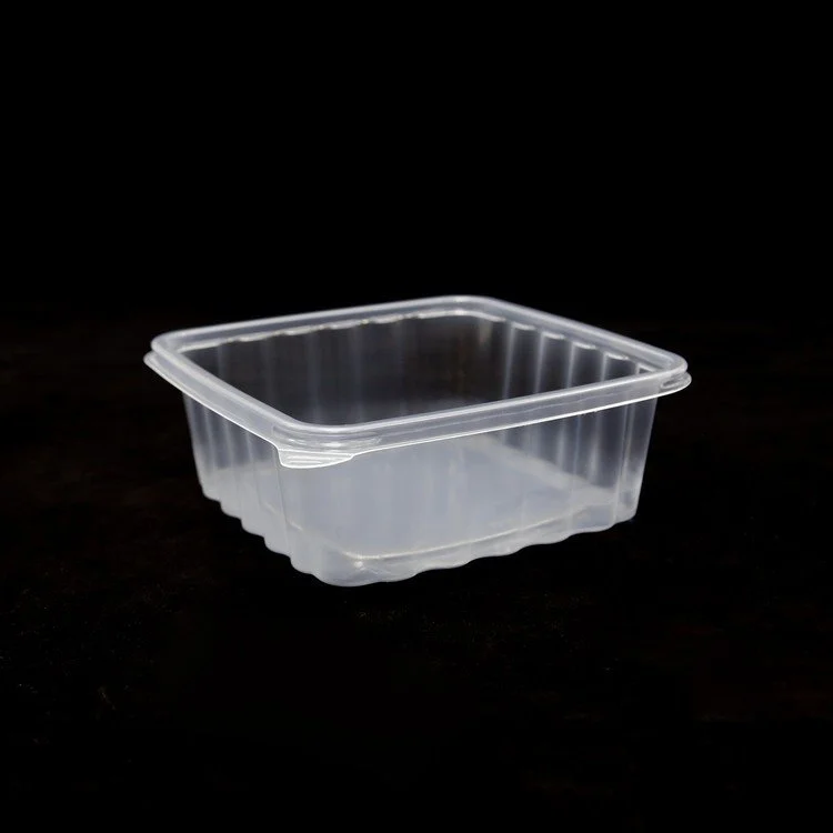 Square plastic container with wave pattern - CON-TF-S1000 ...