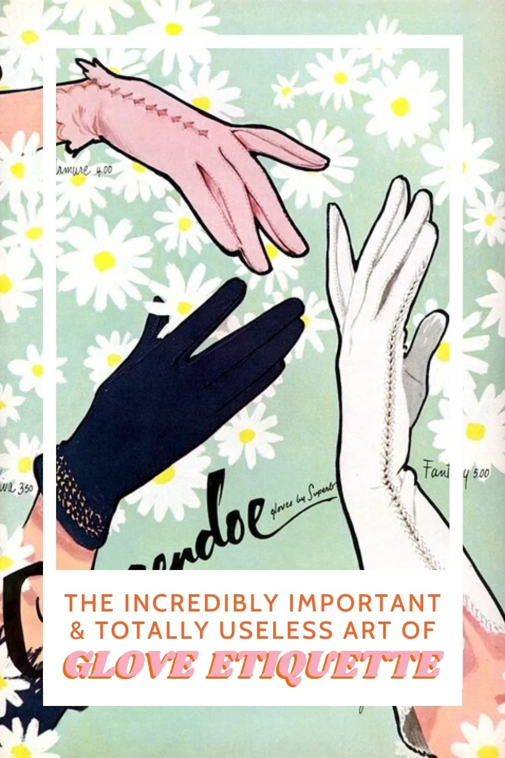 The Incredibly Important Etiquette Of Gloves Such A Kitsch