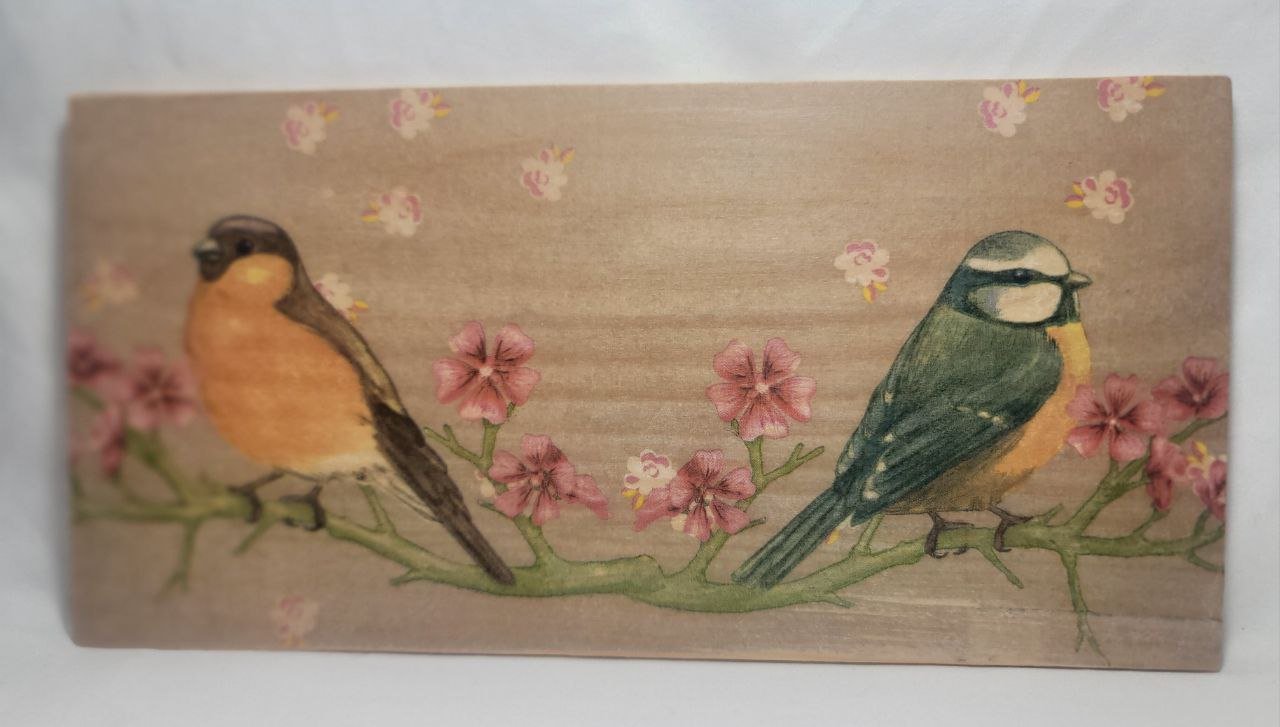 esquisite birds wooden plaque.jpg