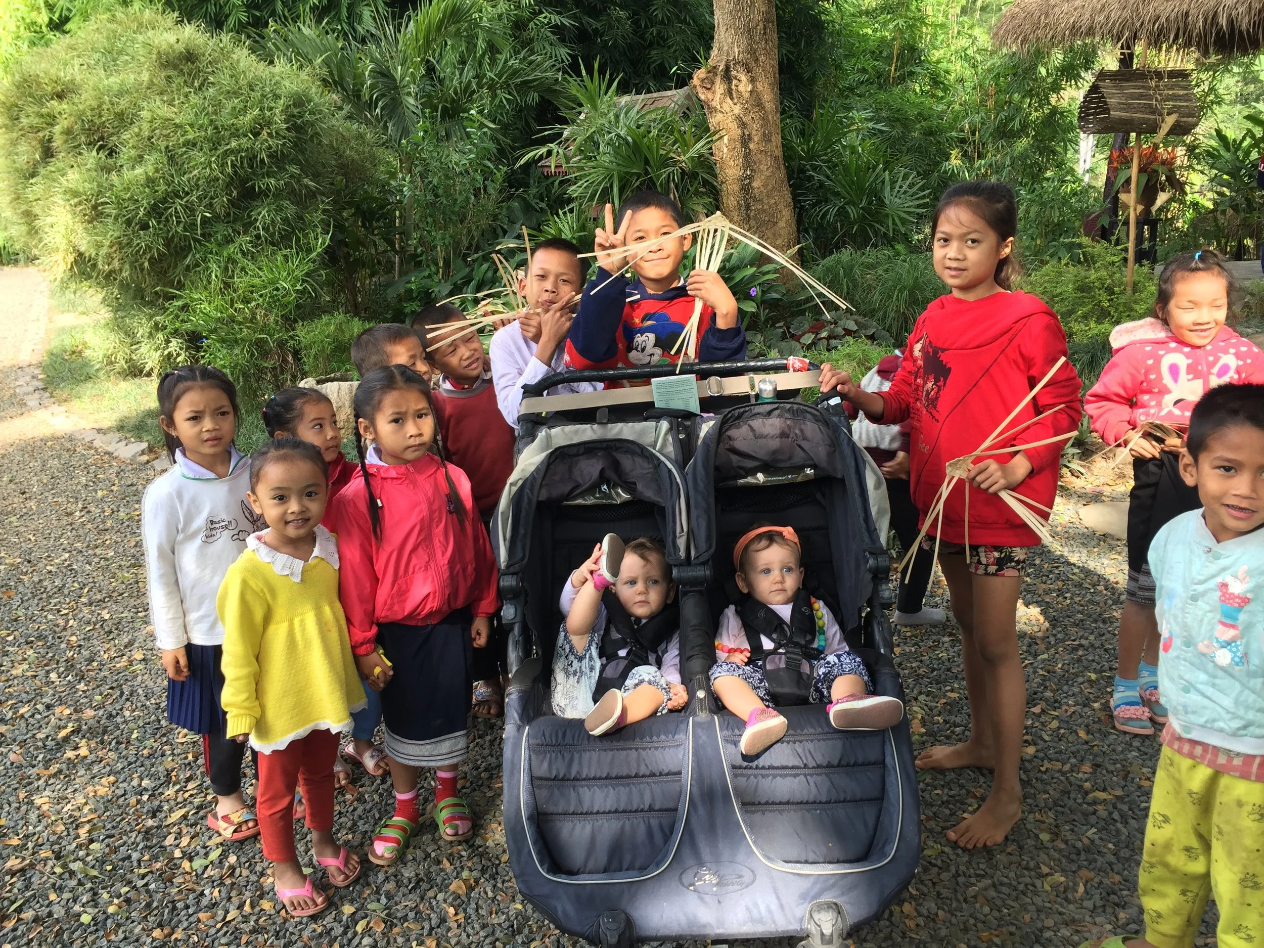 One Week in Laos with Infant Twins