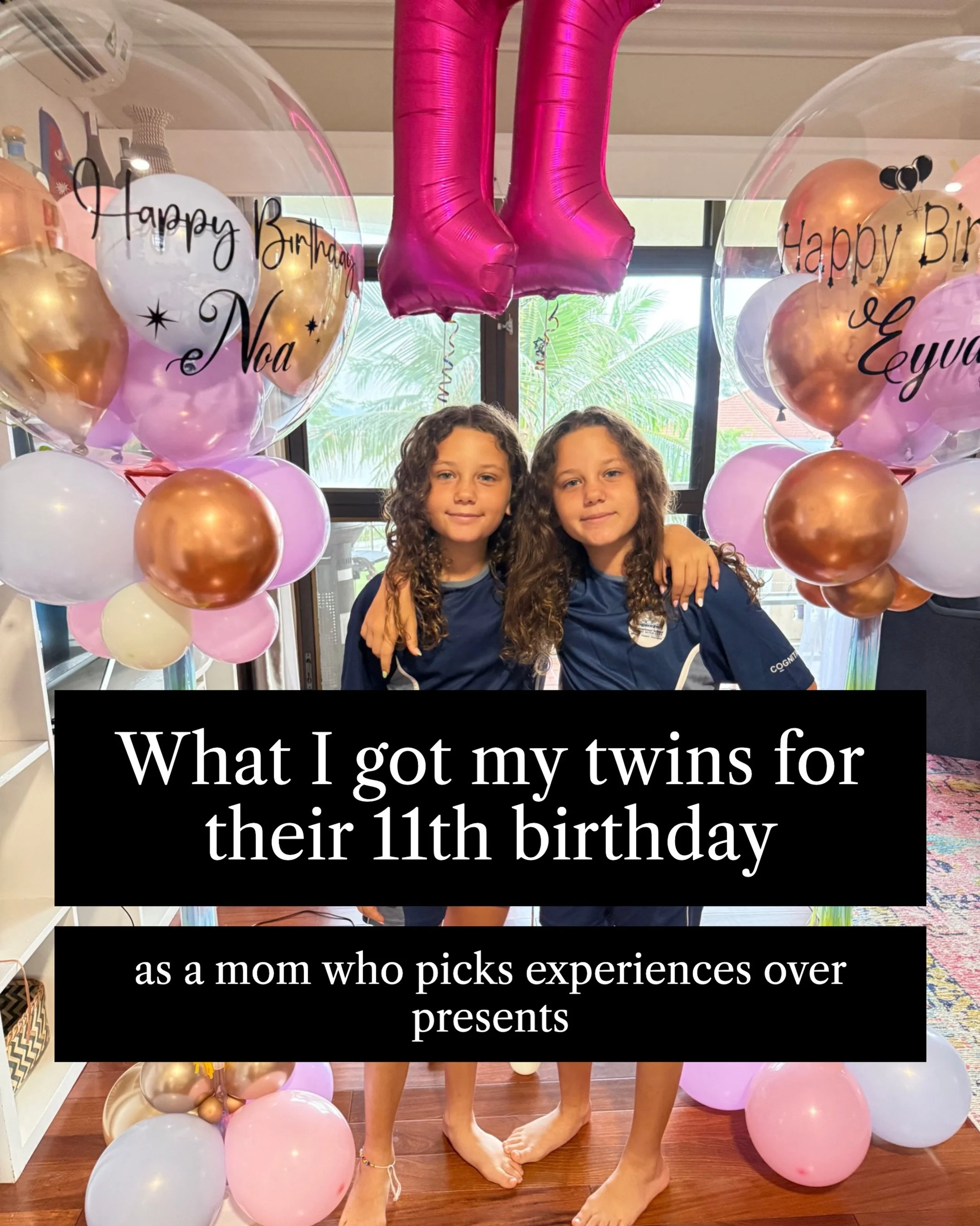 Today my girls turn 11 👯 
I&rsquo;ll be honest: our kids have plenty of stuff. What we&rsquo;ve always cared about more is experiences: the trips, the adventures, the time together. So this year I went back and forth forever on what to get them.

An