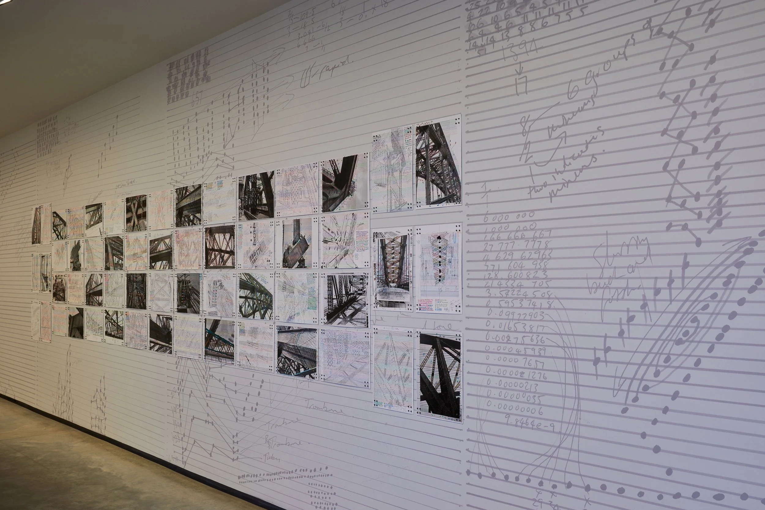 Mia Salsjö, The Bridge (detail), 2023, installation view