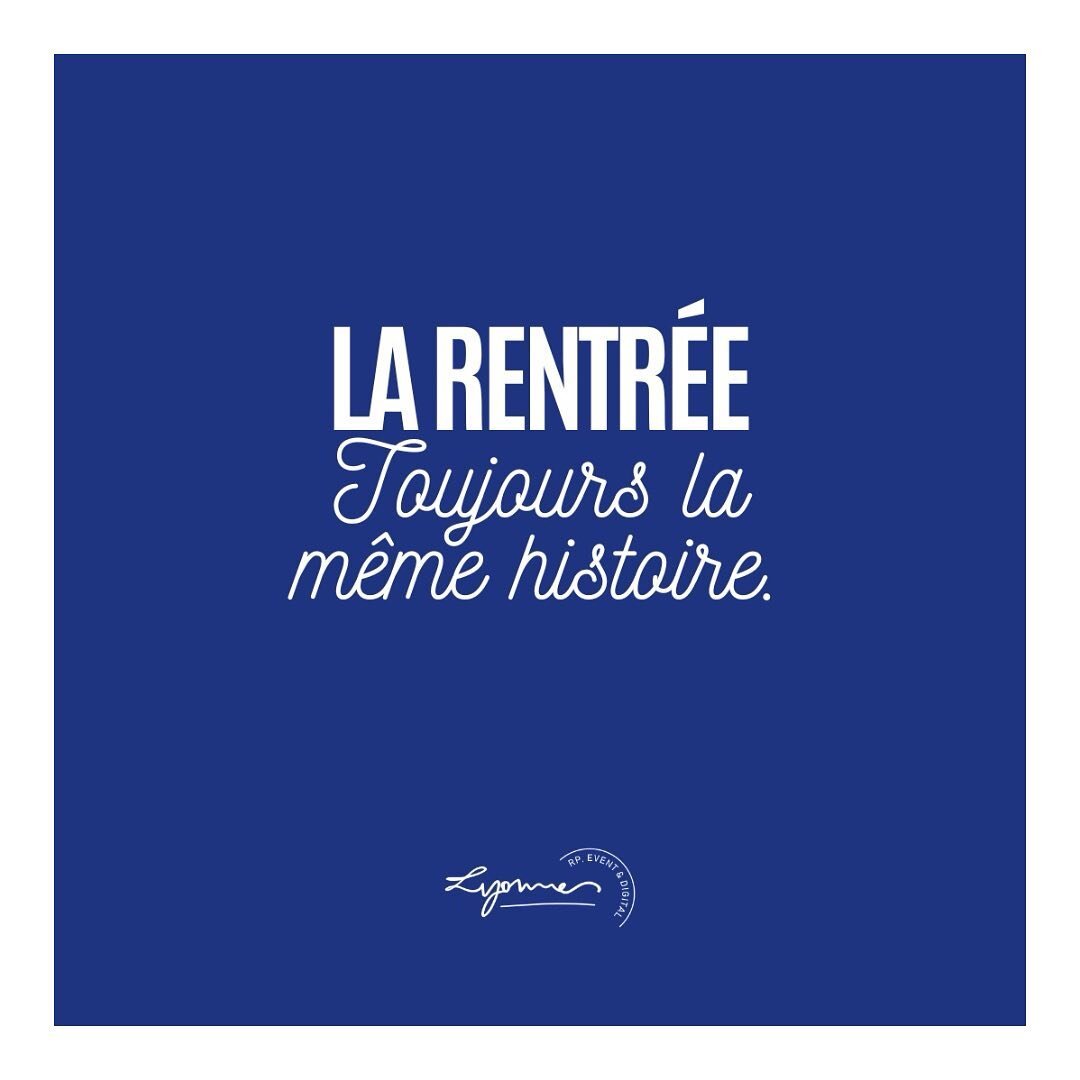 Toujours la m&ecirc;me histoire 🤷&zwj;♀️ ⠀
⠀
A l'agence nous sommes back depuis hier et nous en sommes d&eacute;j&agrave; &agrave; l'&eacute;tape 4 : r&eacute;aliser  que la rentr&eacute;e, &ccedil;a a du bon aussi... Les LYONNES sont pr&ecirc;tes p