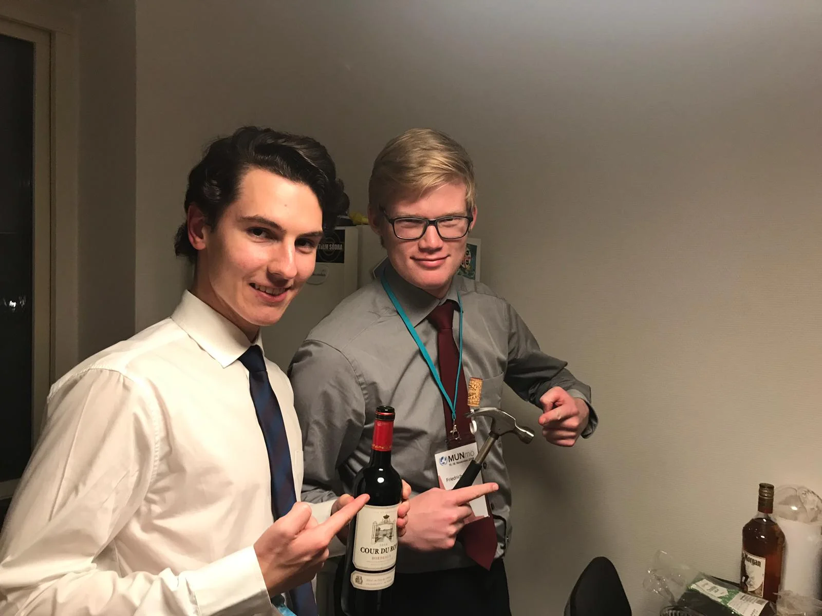 Wine drinking level: German.