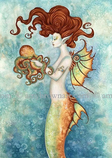 Mermaid And Octopus