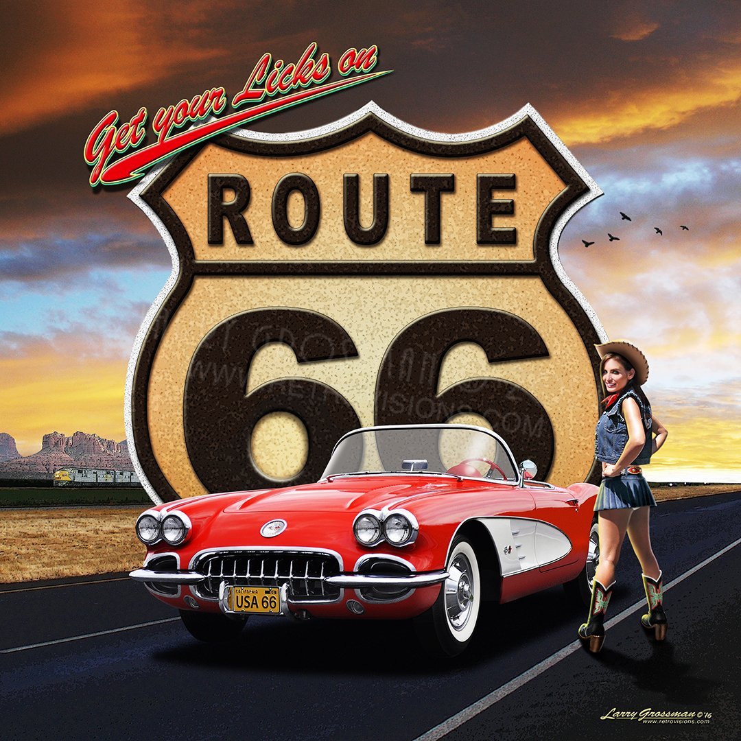 Route 66 girl