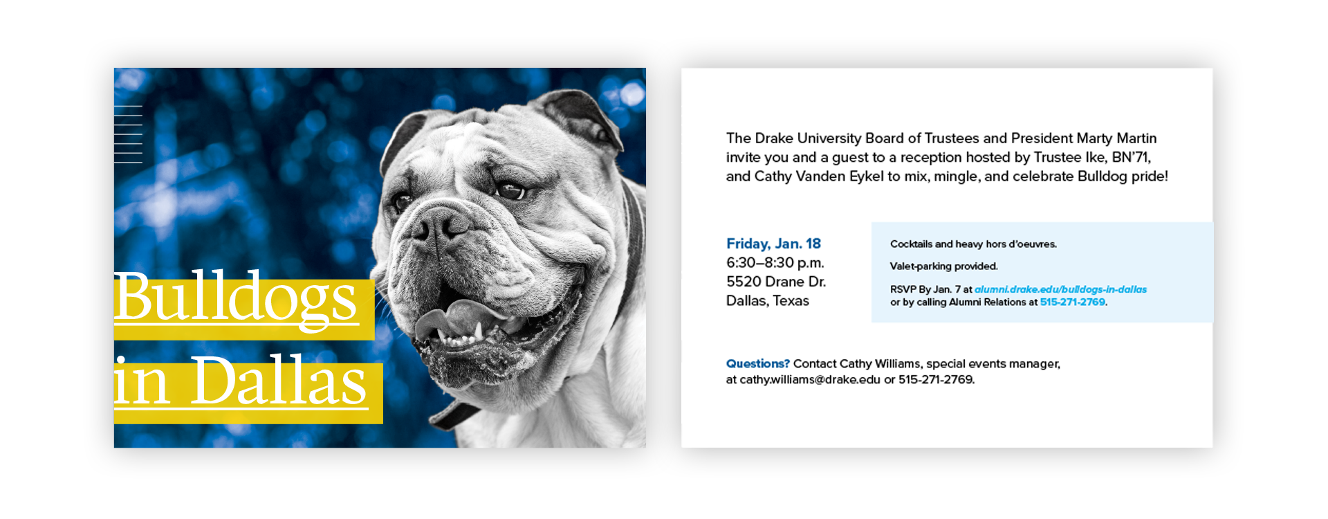 Bulldogs in Dallas Invitation