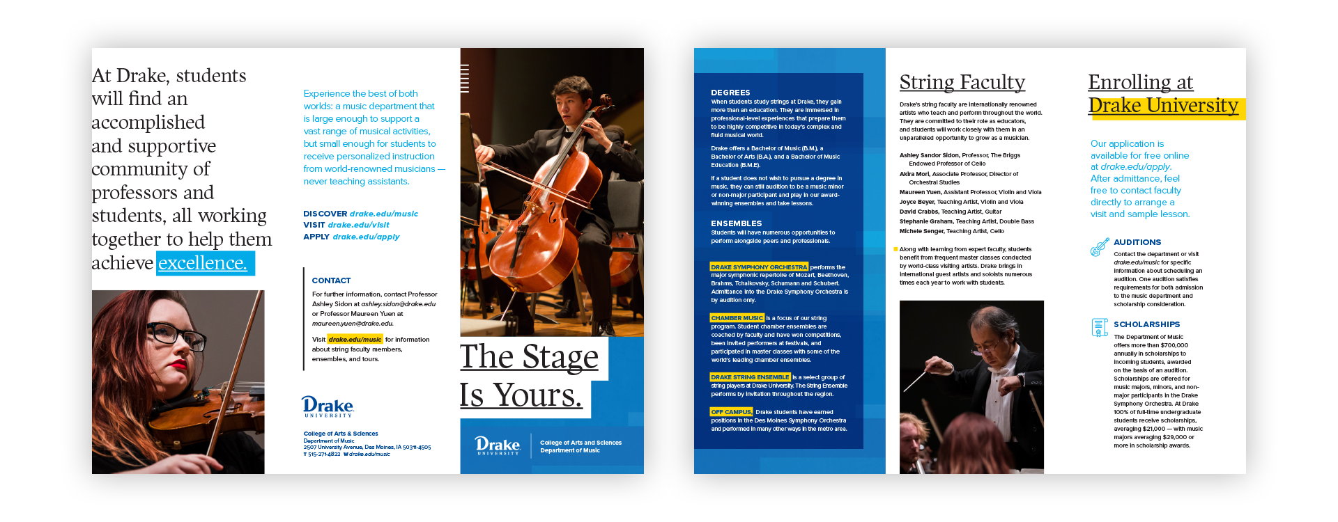 Strings Trifold Brochure