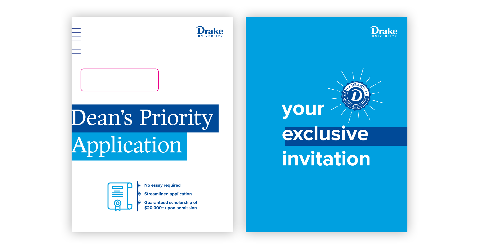 Dean's Priority Envelope