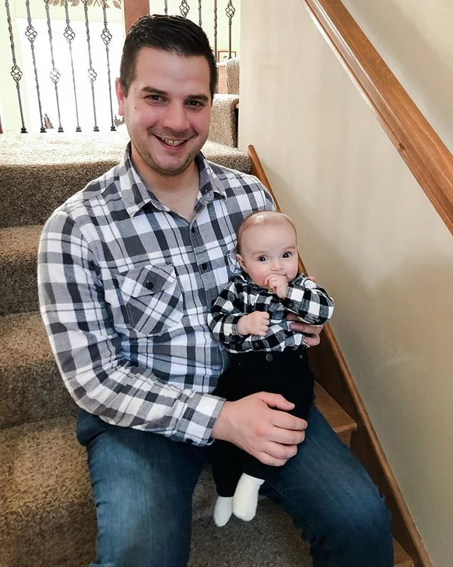 The loves of my life and favorite men! 😍 Love you to the moon and back on this day and every day. 🌙  #JacobParker #JoshuaParker
.
Also, true story. I was convinced that yesterday was Valentine&rsquo;s Day so I gave Josh a card and everything. And h