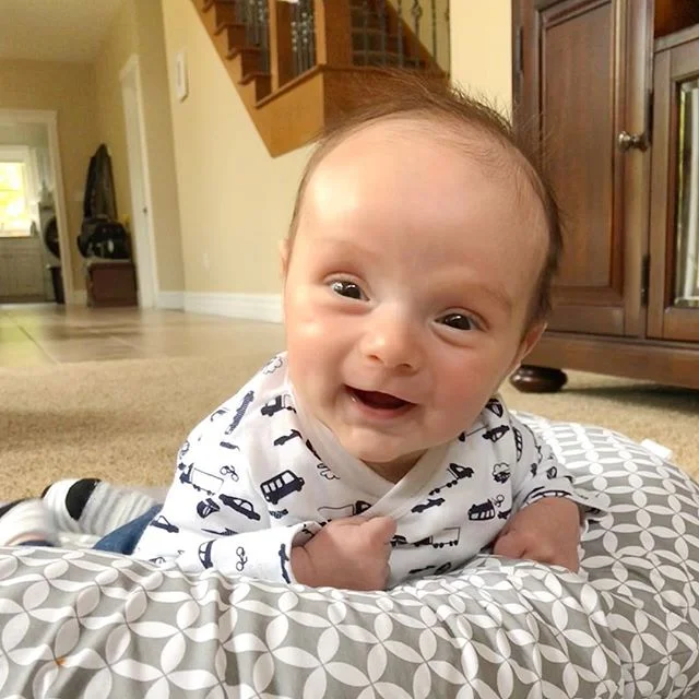 Just when I think you cannot get any cuter&hellip;little man is strong and happy as can be. #jacobparker