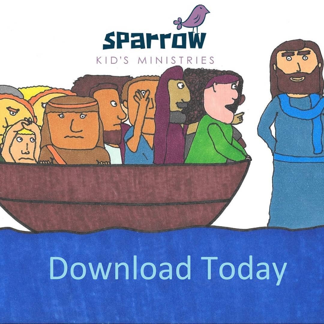 Download this week's lesson on Mark 6:45-52, the first lesson in the series: In Our Presence. Available for free on SparrowKidsMinistries.com/Shop