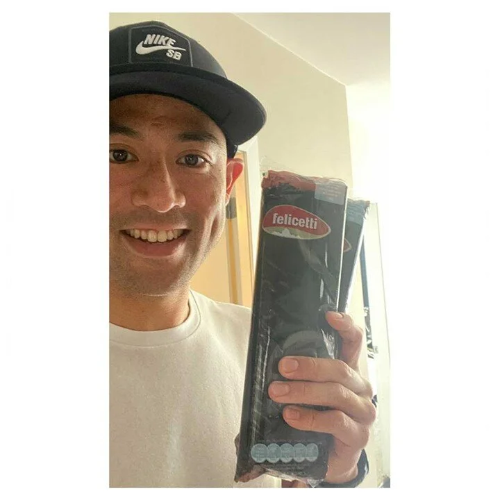 We can&rsquo;t wait to see what @michaeltchao makes with this Felicetti Nero di Seppia squid ink Spaghetti! // Nous sommes impatients de voir ce que @michaeltchao va faire avec cette encre de seiche les Spaghetti Nero di Seppia Felicetti !