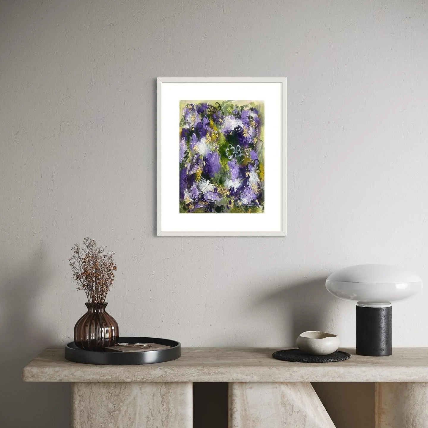I imagine quiet mornings with tea, sunlight on &lsquo;Eternal serenity&rsquo; and the soft hum of life around. I&rsquo;m hoping this piece will soon find a home where it can bring calm and joy.

Where would you hang it?
