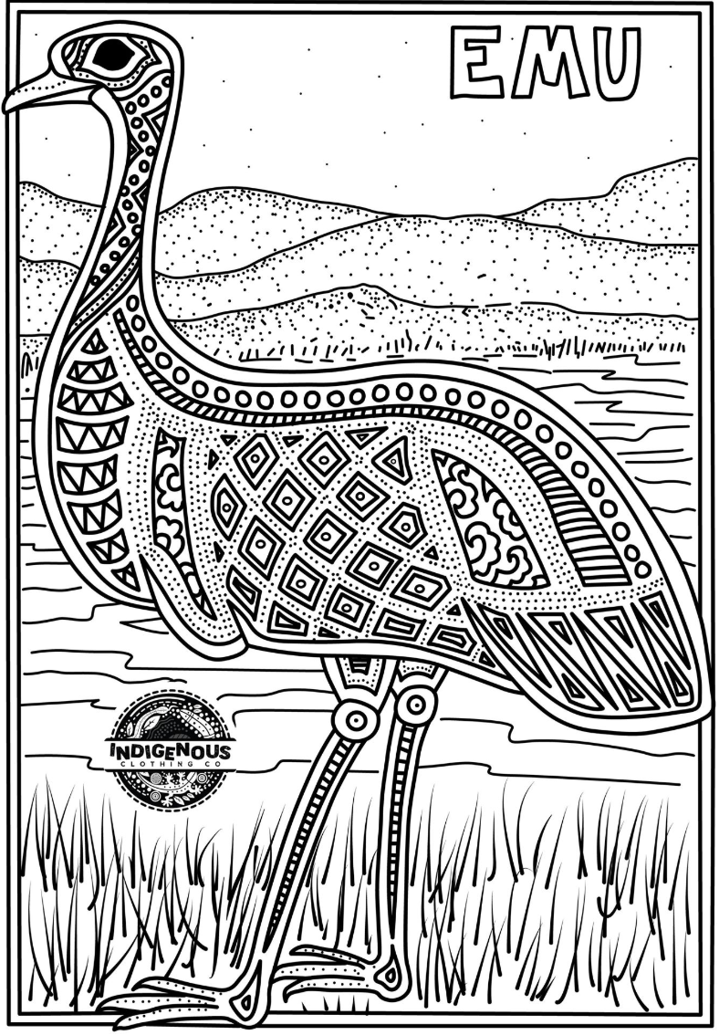 Aboriginal Colouring In Free