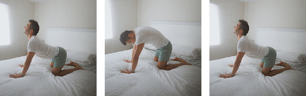 Rise And Shine 8 Yoga Poses You Can Do In Bed Alo Moves