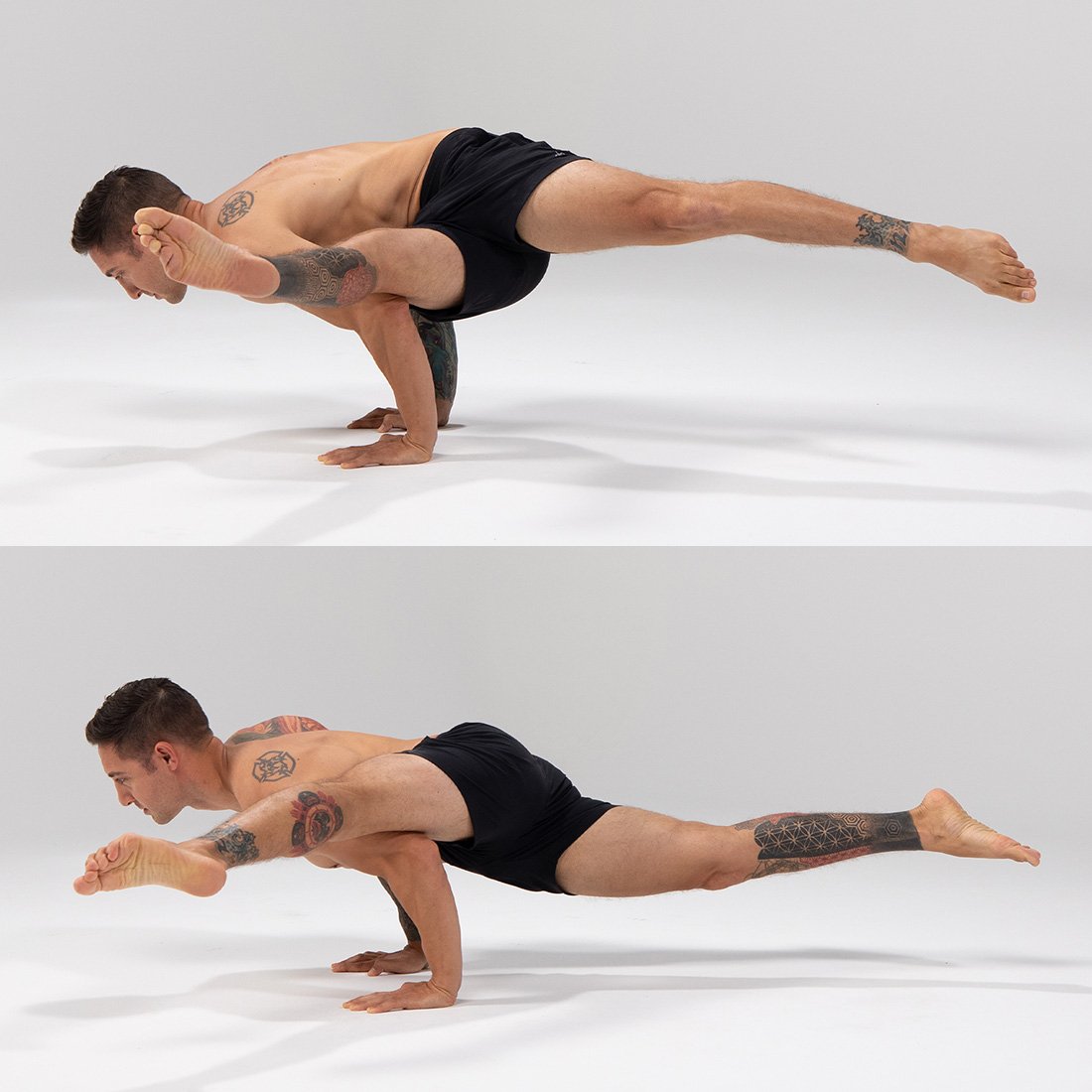 How to do: Grasshopper Pose & Baby Grasshopper - YouTube