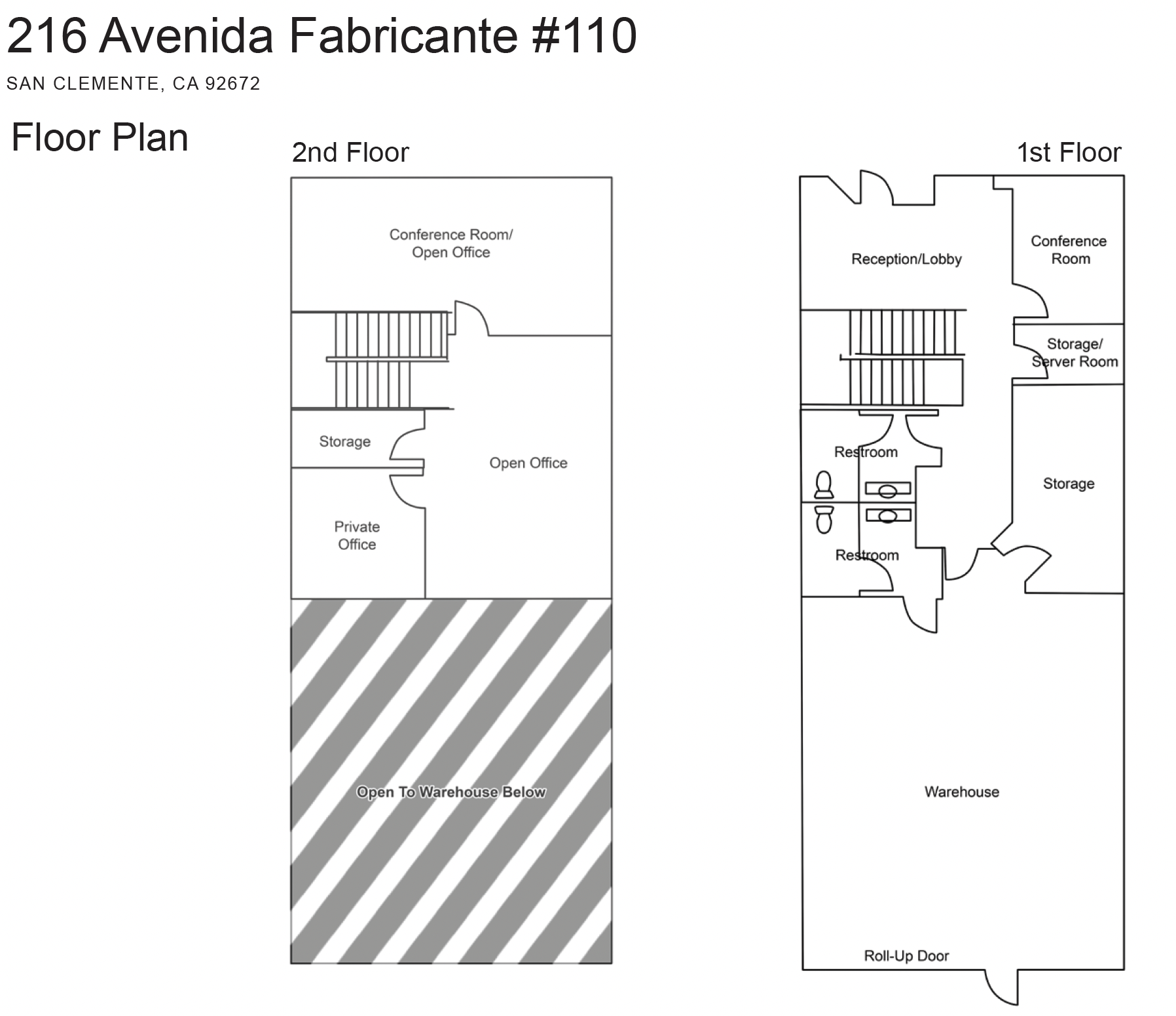 3,236sf Industrial Unit For Rent In San Clemente 216 Avenida