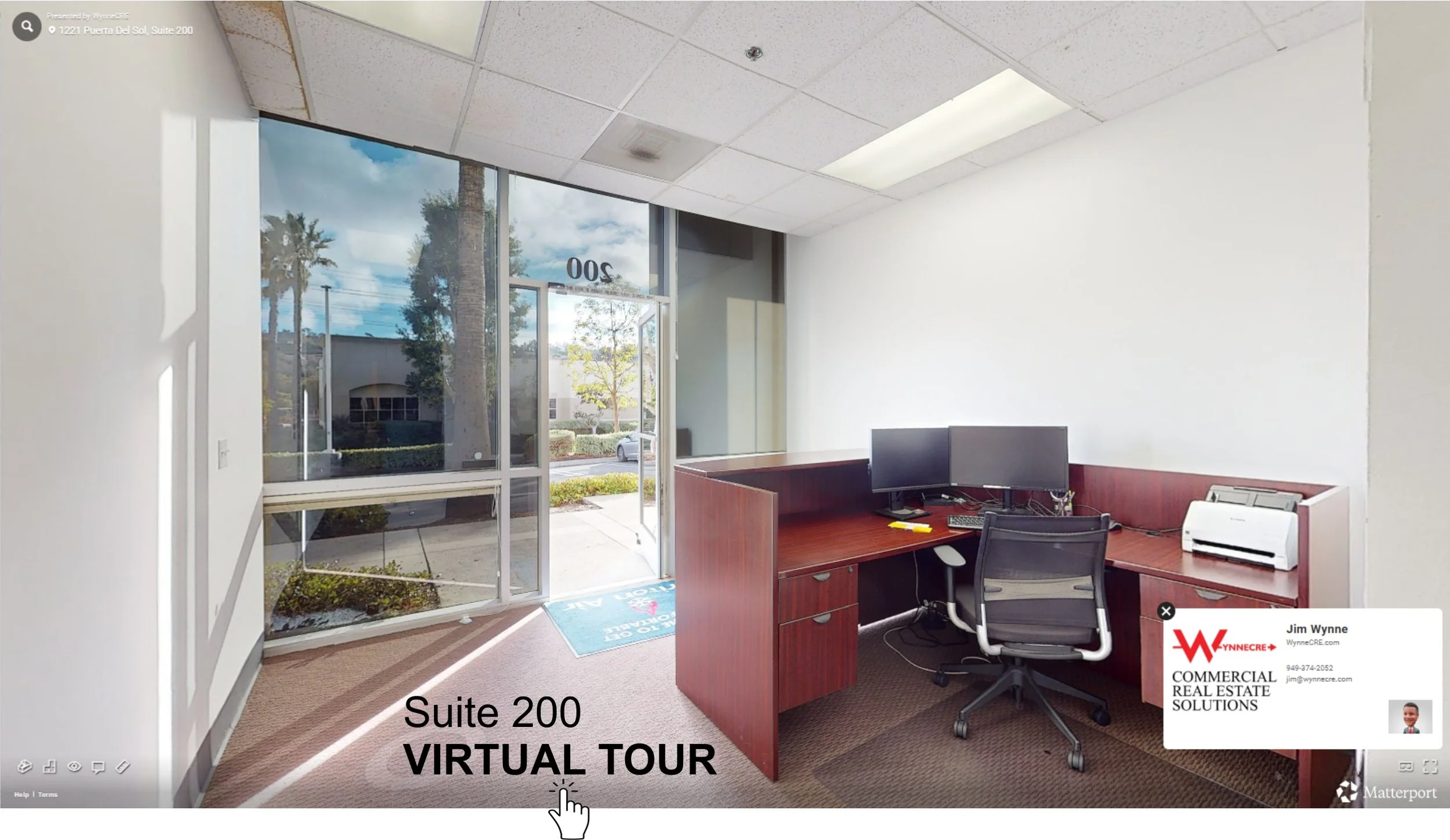 Virtual tour for Suite 200 at 1221 Puerta Del Sol in San Clemente