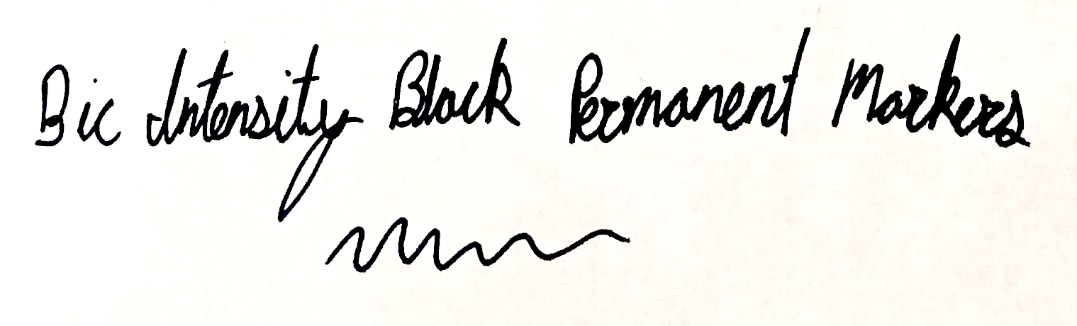 Bic Intensity Black Permanent Marker