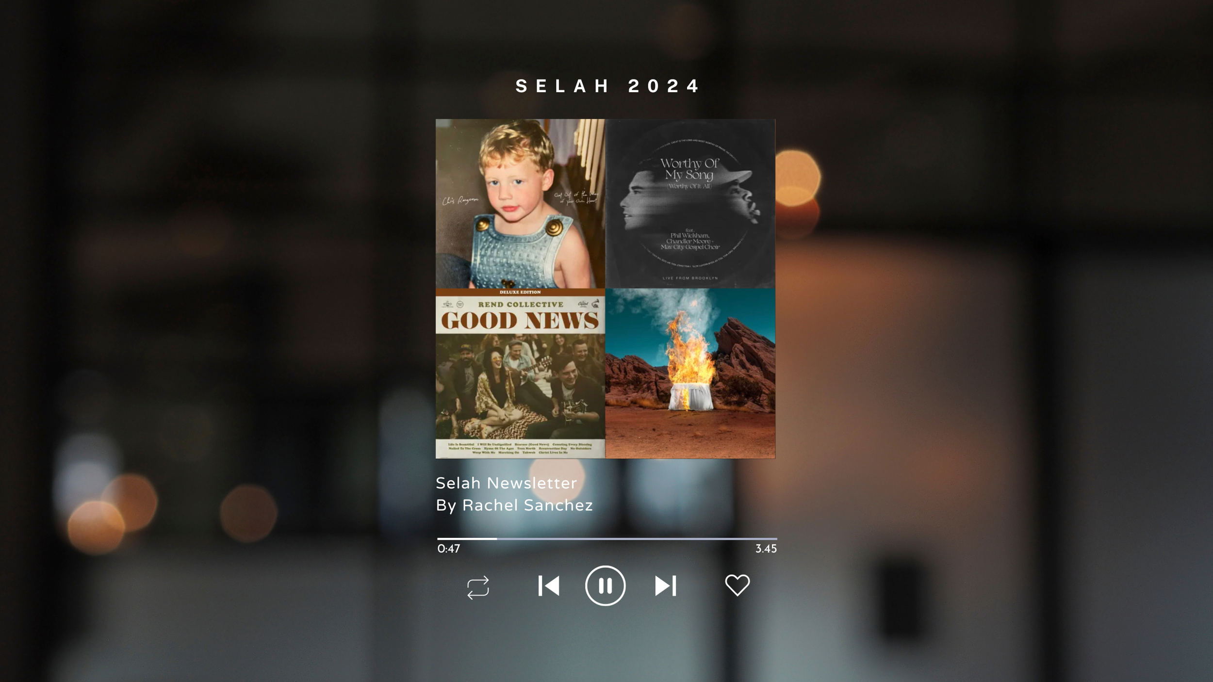 Welcome to Selah 2024