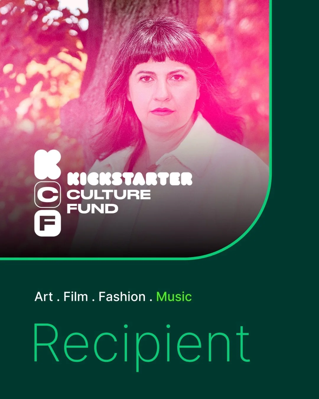 I woke up to the incredible news that I&rsquo;ve been selected as a @kickstarter Culture Fund Recipient! Swipe to see the heartwarming email I received. 

This fund launched on August 6 to support creators across Art, Photography, Dance, Theater, Fas