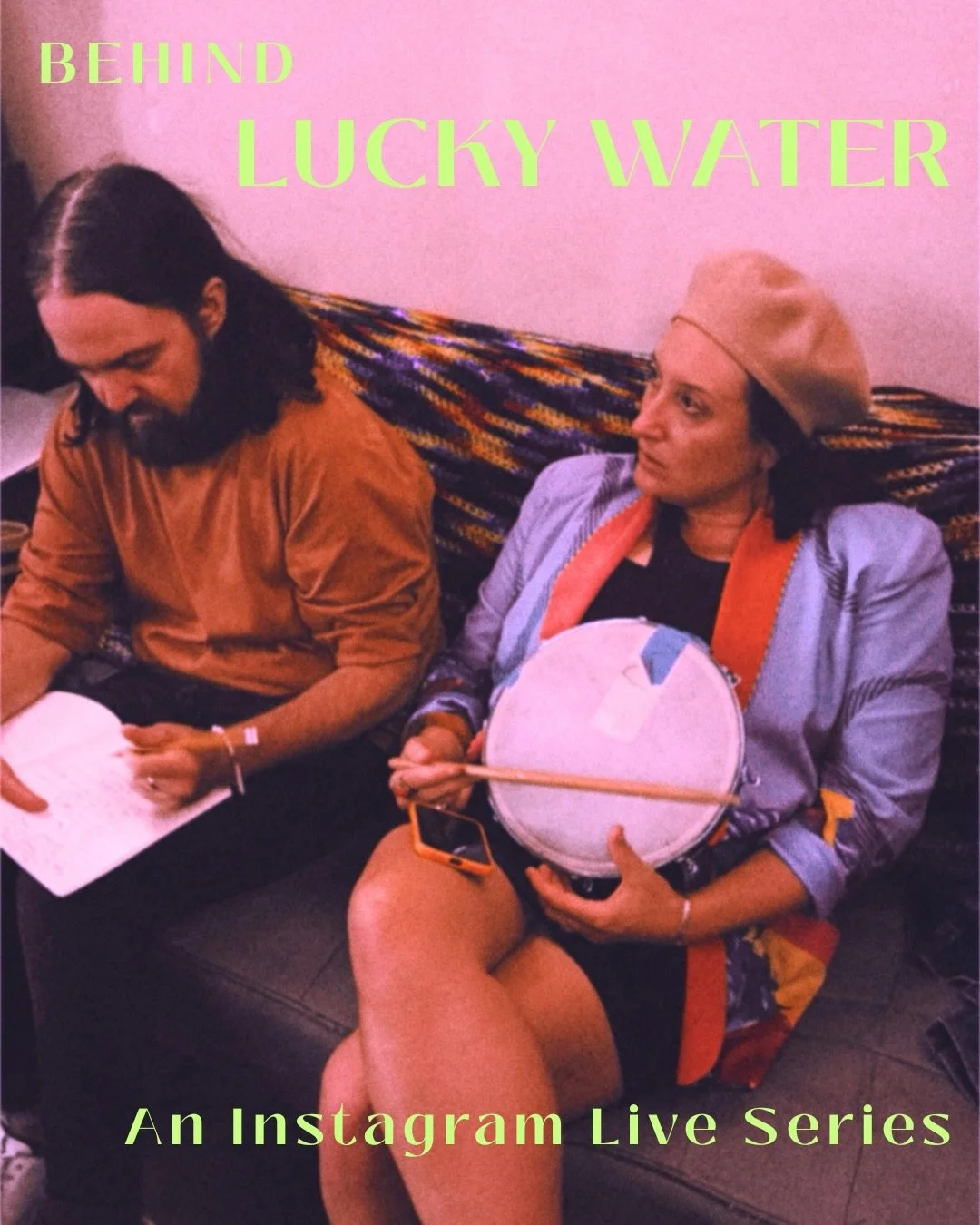 Introducing Behind Lucky Water, a live series where I sit down, chat, and swap songs with the people behind the album.

Eye trouble and a dead phone tethered to the wall can&rsquo;t stop us. Going live TODAY at 3:00 PM EST (12pm PST 21u Belgium) with