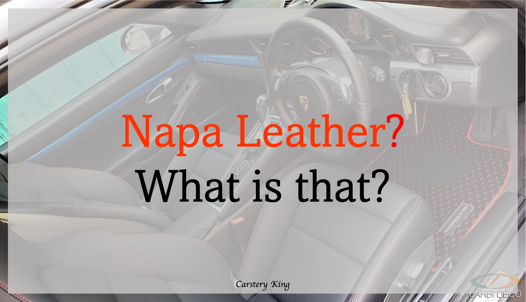 Napa leather? What is that?