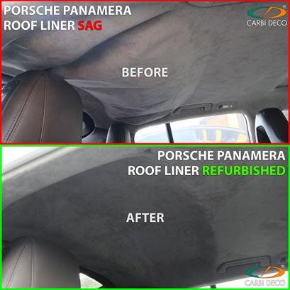 Panamera Roof Liner Alcantara